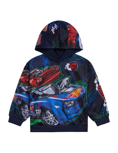 Sudadera con Capucha Hot Wheels para Niños 5T - Forro Polar