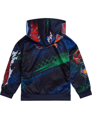 Sudadera con Capucha Hot Wheels para Niños 5T - Forro Polar