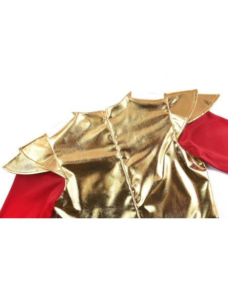 Disfraz de Soldado Romano ReliBeauty para Niños con Casco y Capa