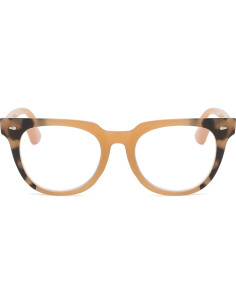 Gafas Bloqueadoras de Luz Azul 100 CLÁSICO Unisex Beige 2