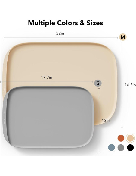 Alfombrilla de Silicona Impermeable PETLIBRO 45x30cm o 56x42cm