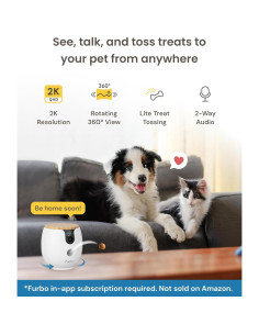 Cámara para Mascotas Furbo Mini 360 2K QHD - Suscripción Requerida 2