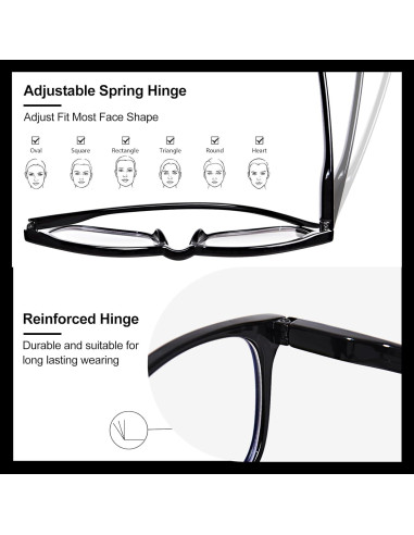 Gafas Anti Luz Azul OPTOFENDY para Hombres y Mujeres - Modelo 7708