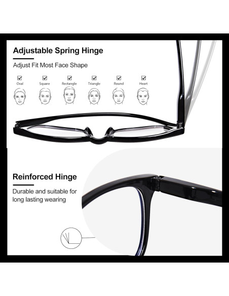 Gafas Anti Luz Azul OPTOFENDY para Hombres y Mujeres - Modelo 7708