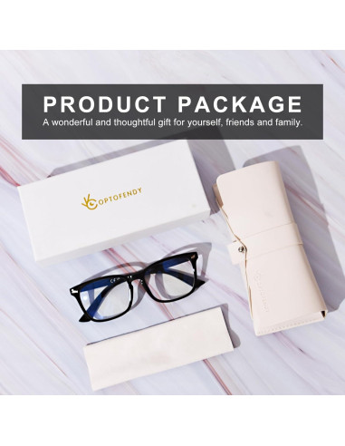 Gafas Anti Luz Azul OPTOFENDY para Hombres y Mujeres - Modelo 7708