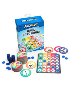 Juego de Bingo Portátil Spin Master Pack & Go para 2+ Jugadores