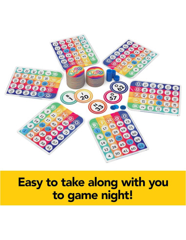 Juego de Bingo Portátil Spin Master Pack & Go para 2+ Jugadores