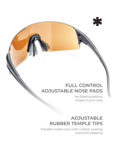 Gafas de Ciclismo V-SUP VC4341 UV400 Ajustables Ultra-Ligeras