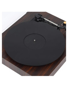 Alfombrilla de Turntable Acrílico 12 Pulgadas Antiestática Negra