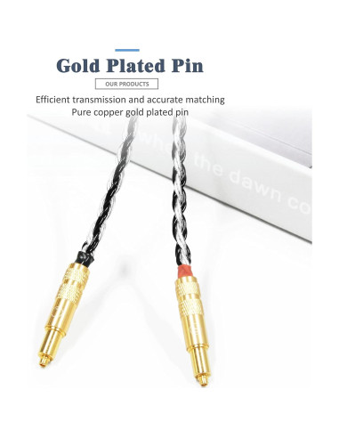 Cable de Reemplazo GUCraftsman 1.8m para Auriculares SHURE 2.5mm