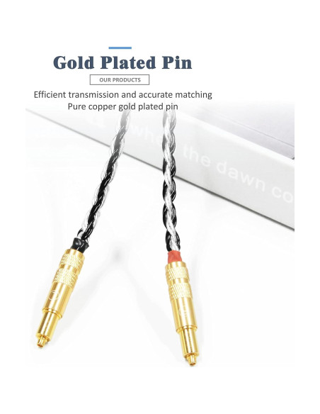 Cable de Reemplazo GUCraftsman 1.8m para Auriculares SHURE 2.5mm