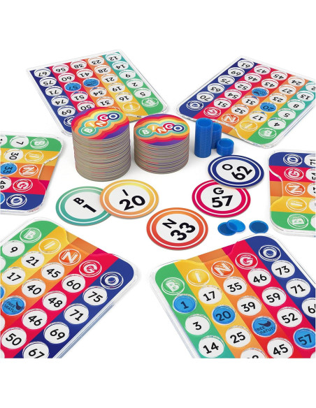 Juego de Bingo Portátil Spin Master Pack & Go para 2+ Jugadores Juego de Bingo Portátil Spin Master Pack & Go para 2+ Jugadores