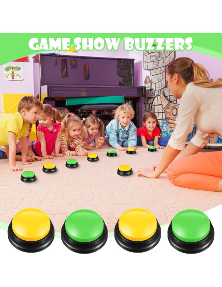 Yunsailing 12 Buzzers Grabables para Juegos de Aula y Trivia