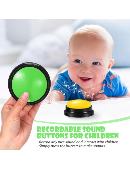 Yunsailing 12 Buzzers Grabables para Juegos de Aula y Trivia