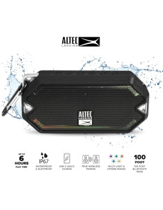 Altavoz Bluetooth Altec Lansing HydraMini IP67 6h Reproducción 2