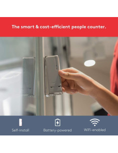 Contador de Personas Pearl Inalámbrico Wi-Fi 2.4GHz - Negro 2