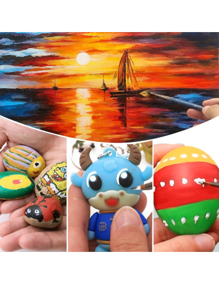 Set de Pintura Acrílica Artecho 12 Colores 500ml No Tóxica