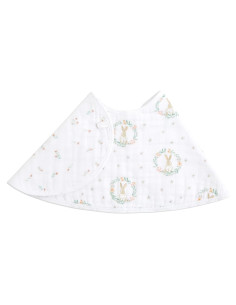 Babero Burpy Aden + Anais Floral de Campo 100% Algodón 4 Capas