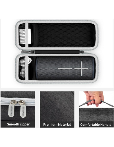 Funda de Almacenamiento para Altavoz Bluetooth Ultimate Ears Boom 4 - Negro