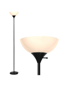 Lámpara de Pie LED Dimmable Brightech Sky Dome - Negro