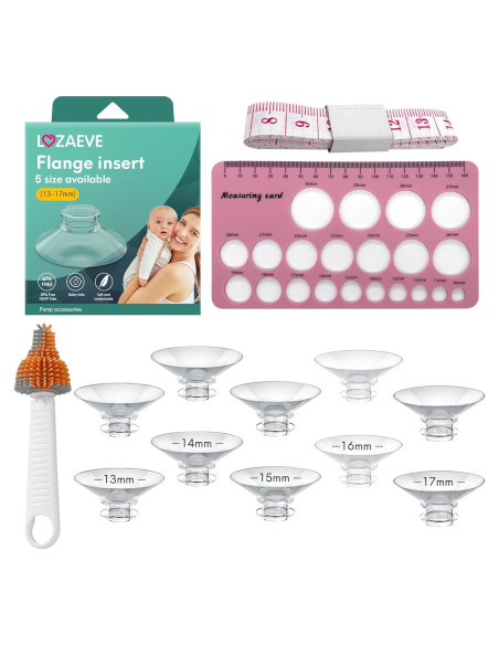 Kit de Bridas de Silicona LOZAEVE 3 en 1 para Extractor de Leche