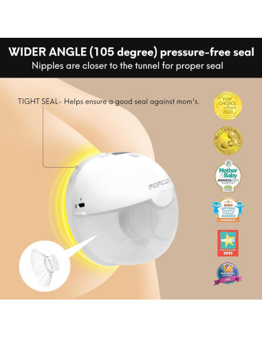 Kit de Bridas de Silicona LOZAEVE 3 en 1 para Extractor de Leche