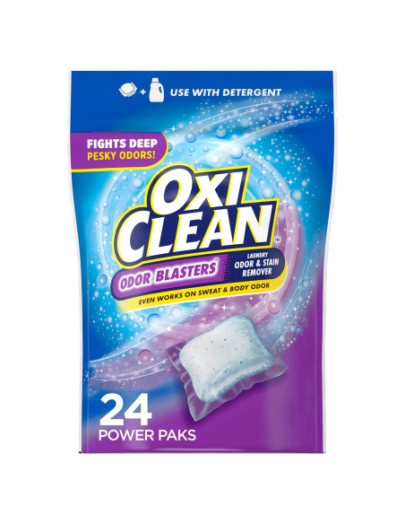 OxiClean Eliminador de Olores y Manchas 24 Paquetes 0.65 kg