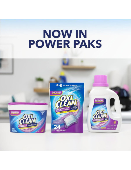 OxiClean Eliminador de Olores y Manchas 24 Paquetes 0.65 kg