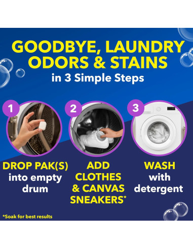 OxiClean Eliminador de Olores y Manchas 24 Paquetes 0.65 kg