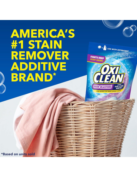 OxiClean Eliminador de Olores y Manchas 24 Paquetes 0.65 kg