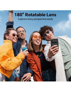 Cámara Corporal BOBLOV M7 128GB 1080P HD con GPS y Batería 4000mAh 2