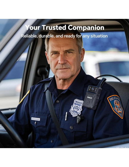 Cámara Corporal BOBLOV M7 128GB 1080P HD con GPS y Batería 4000mAh