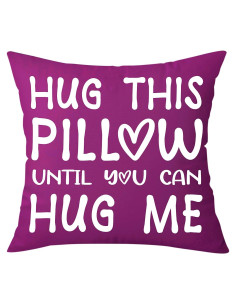 Funda de Cojín OTOSTAR Cuadrada 45.72 cm Franela Púrpura