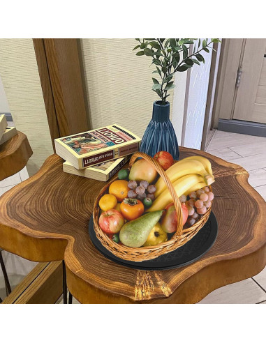 Soporte Giratorio 360 SINJEUN 12" Negro - 8 Piezas