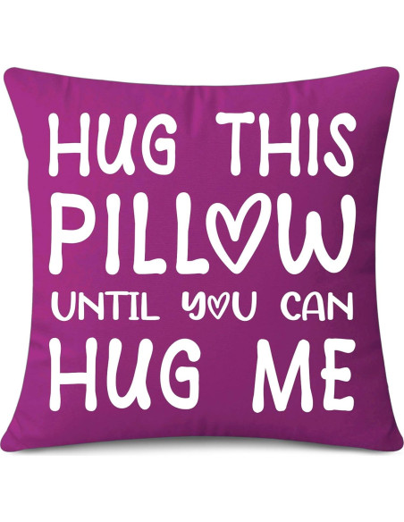 Funda de Cojín OTOSTAR Cuadrada 45.72 cm Franela Púrpura