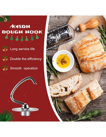 Accesorios de Mezclador de Cocina K45 Acero Inoxidable 4.5QT