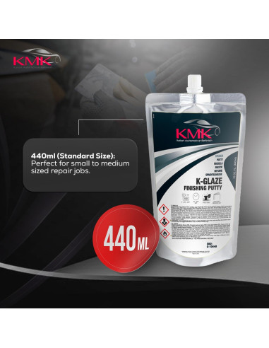 Masilla Automotriz KMK K-Glaze G-10440 440ml Alta Adhesión