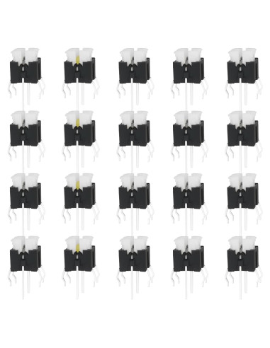 20 Piezas Botón Táctil Interruptor 6Pin Be In Your Mind 6x6mm