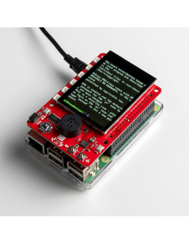 SparkFun pHAT para Raspberry Pi - Control de Voz, Joystick y TFT 2.4"