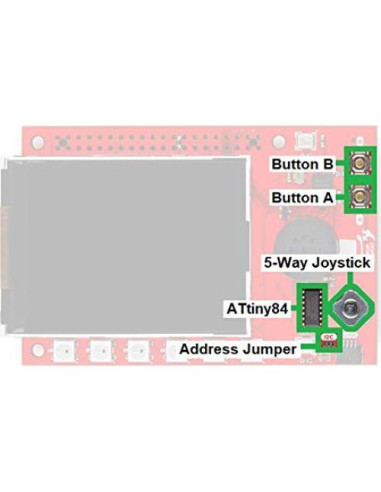 SparkFun pHAT para Raspberry Pi - Control de Voz, Joystick y TFT 2.4"