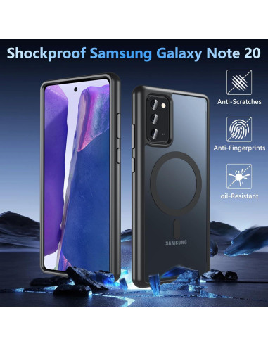 Funda OWKEY para Samsung Galaxy Note 20 - Magnética y Antihuellas