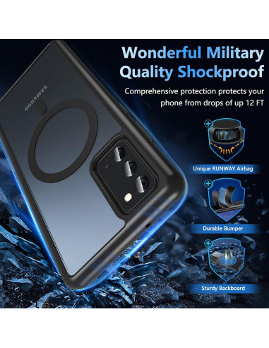 Funda OWKEY para Samsung Galaxy Note 20 - Magnética y Antihuellas