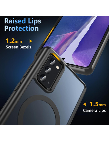 Funda OWKEY para Samsung Galaxy Note 20 - Magnética y Antihuellas