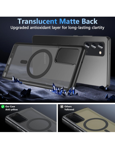 Funda OWKEY para Samsung Galaxy Note 20 - Magnética y Antihuellas