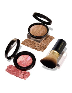 Kit de Maquillaje Laura Geller: Base Baked Balance-N-Brighten Arena + Rubor Tropical