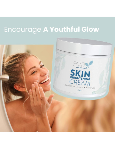 Crema Facial Aclaradora Eva Naturals - Ácido Kójico 113g