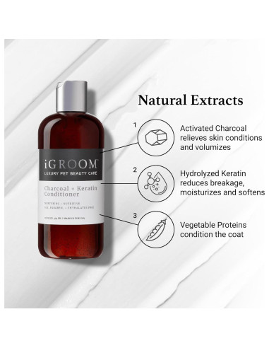 Acondicionador de Keratina iGroom 16oz para Perros - Nutritivo y Reparador