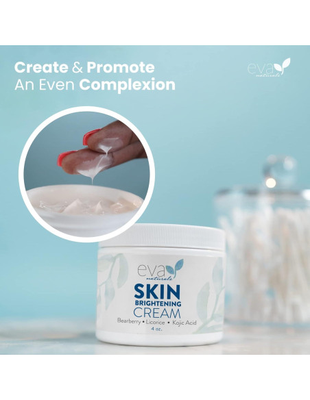 Crema Facial Aclaradora Eva Naturals - Ácido Kójico 113g