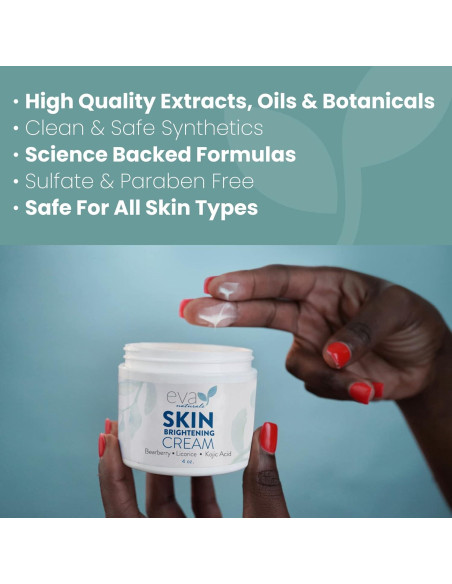 Crema Facial Aclaradora Eva Naturals - Ácido Kójico 113g