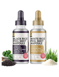 Duo de Peel Shot Okaga Arroz Negro y Blanco 330g Cuidado Piel